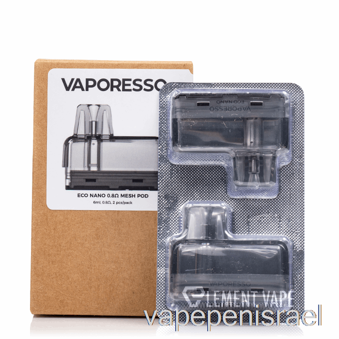 Vape Israel Vaporesso אקו ננו תרמילים להחלפה חד פעמיים 0.8ohm Pods